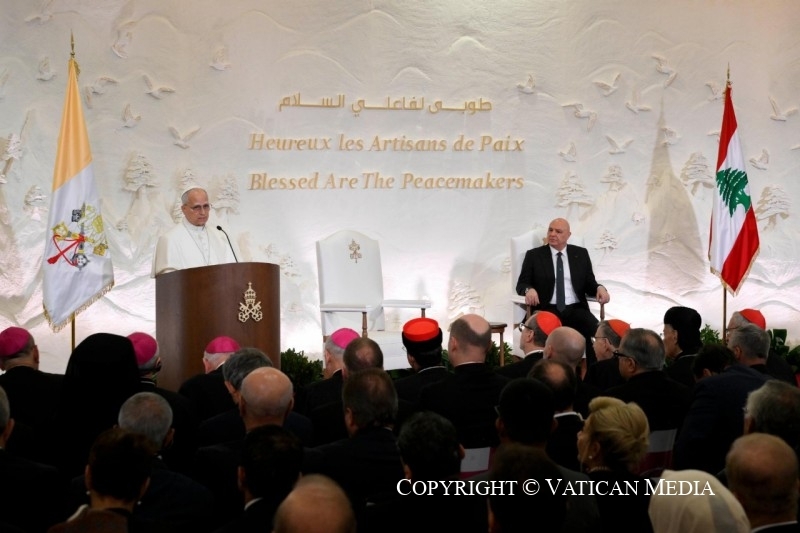 Diễn văn của Đức Thánh cha Lêô XIV trước chính quyền, xã hội dân sự và ngoại giao đoàn tại Libăng (30/11/2025)