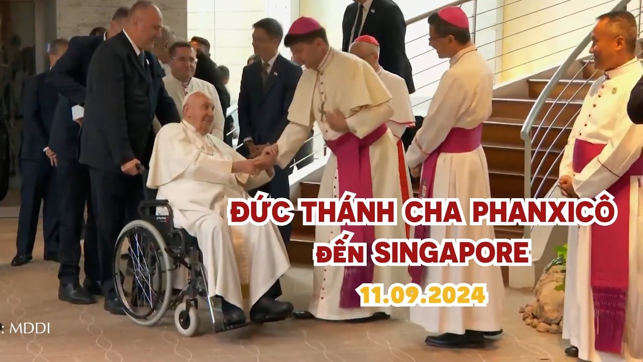 Đức Thánh Cha Phanxicô bắt đầu viếng thăm Singapore