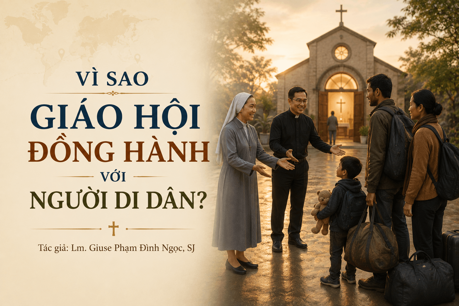 Vì sao Giáo hội đồng hành với người di dân?