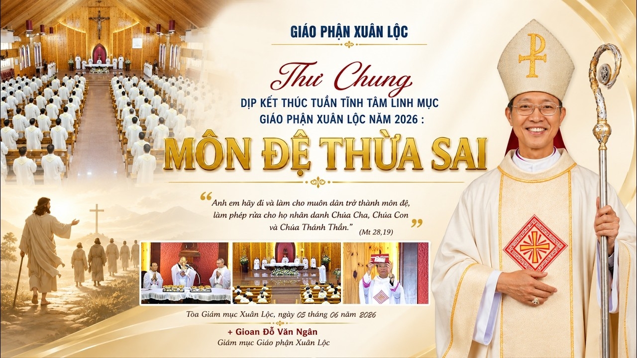 Thư Chung dịp kết thúc tuần tĩnh tâm linh mục năm 2026