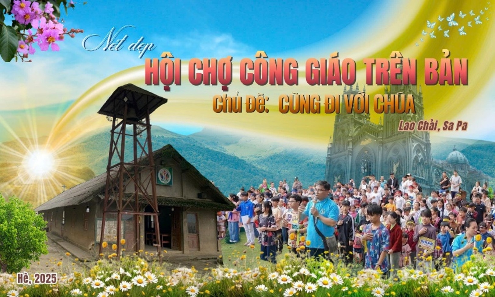 Nét đẹp hội chợ Công giáo trên bản