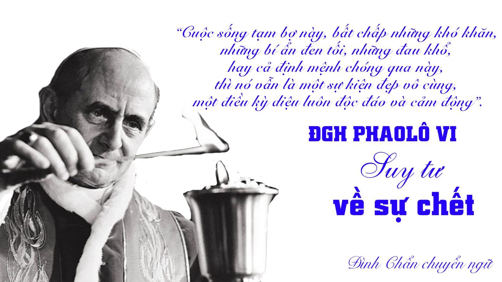 Đức Giáo Hoàng Phaolô VI: Suy tư về sự chết