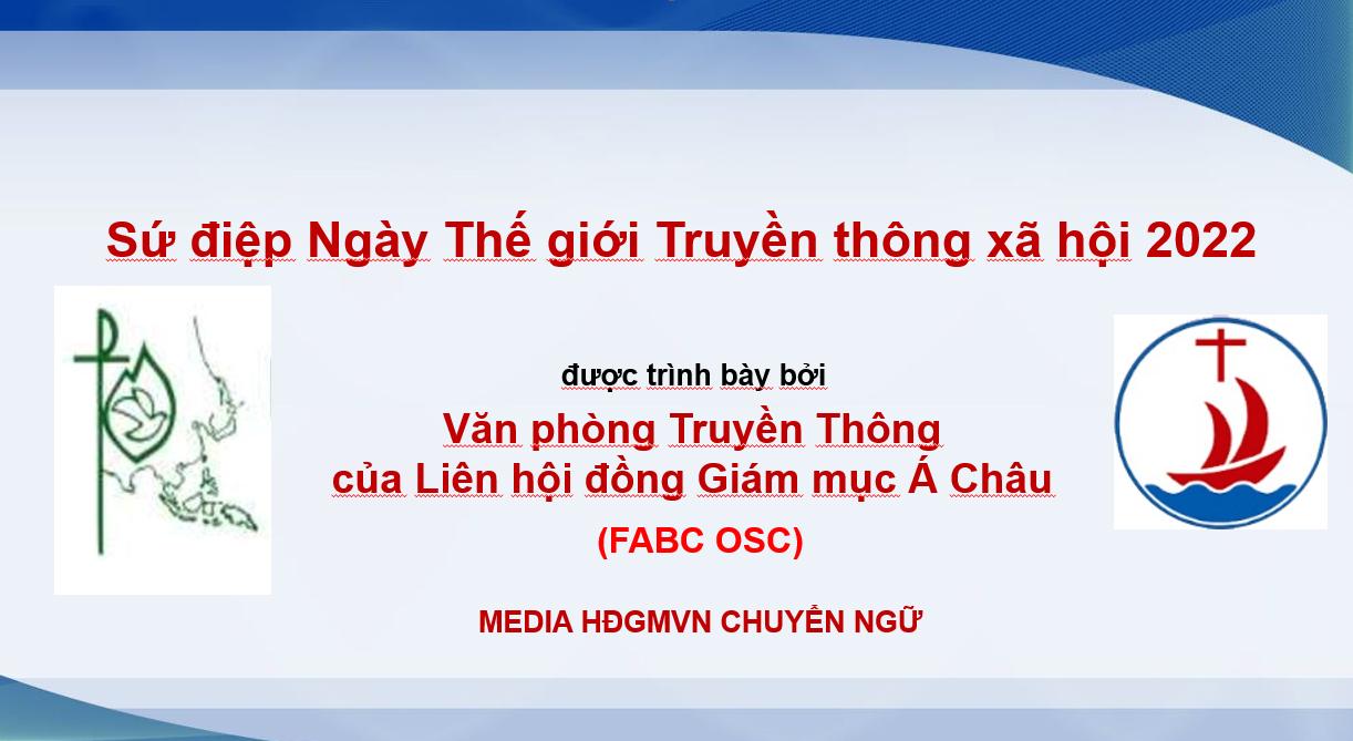 Văn phòng Truyền thông FABC: Mẫu học hỏi sứ điệp Truyền Thông