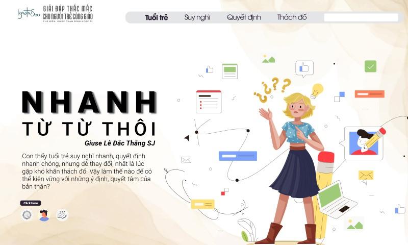Giải đáp thắc mắc cho người trẻ - Nhanh từ từ thôi