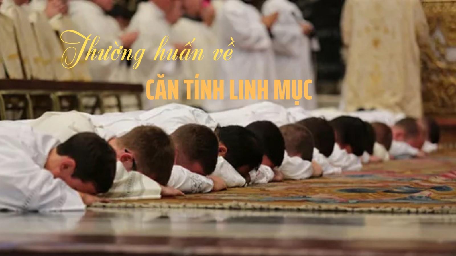 Thường huấn về căn tính linh mục