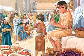 Lũ trẻ ngồi ngoài chợ (17/9/2025 - Thứ Tư tuần 24 Thường niên)