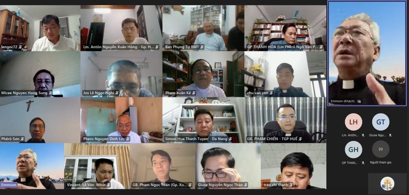 Uỷ ban Phụng tự họp trực tuyến