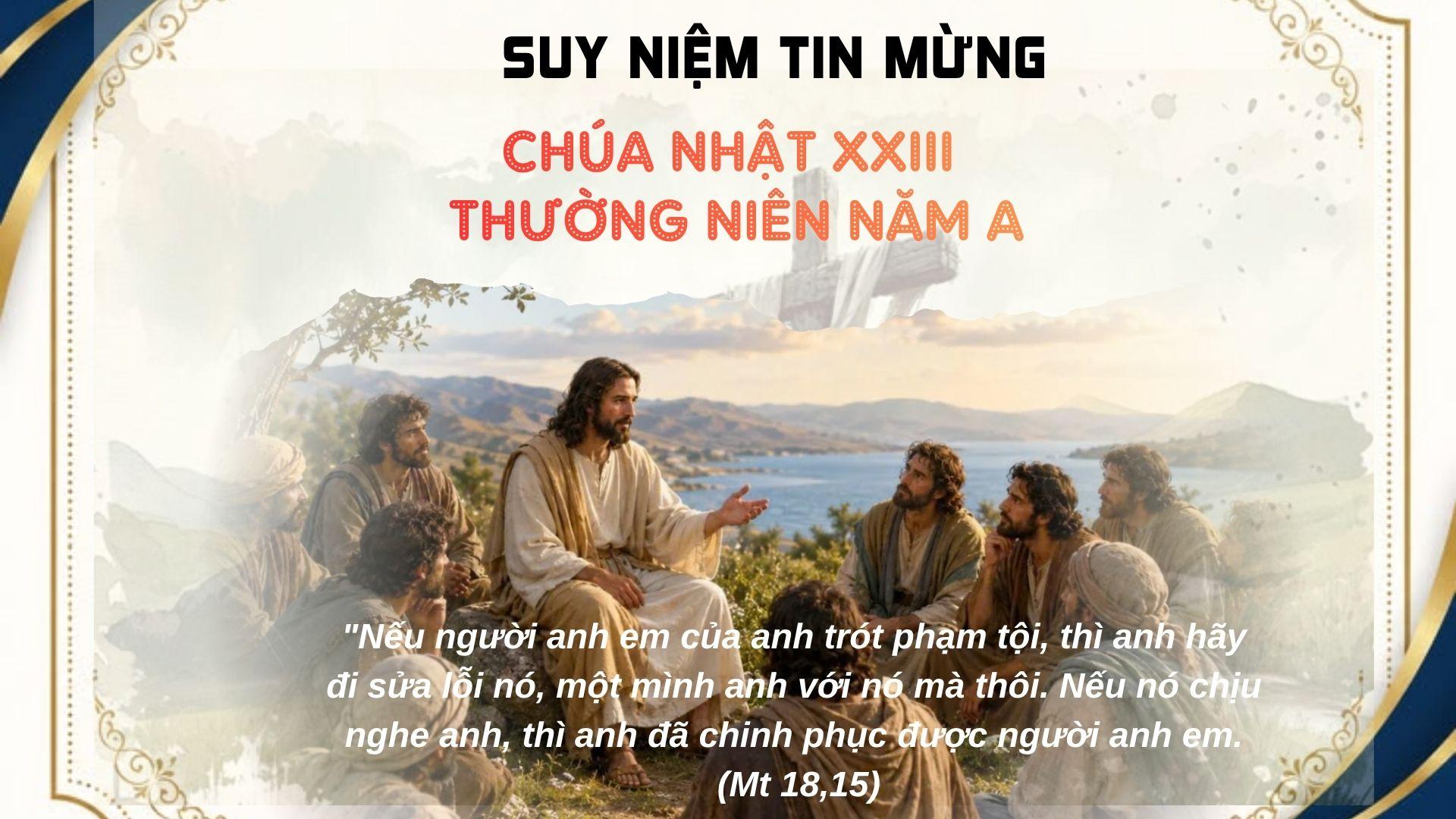 Lợi được người anh em - Suy niệm Chúa nhật 23 Thường niên năm A của Cha Roberto Pasolini