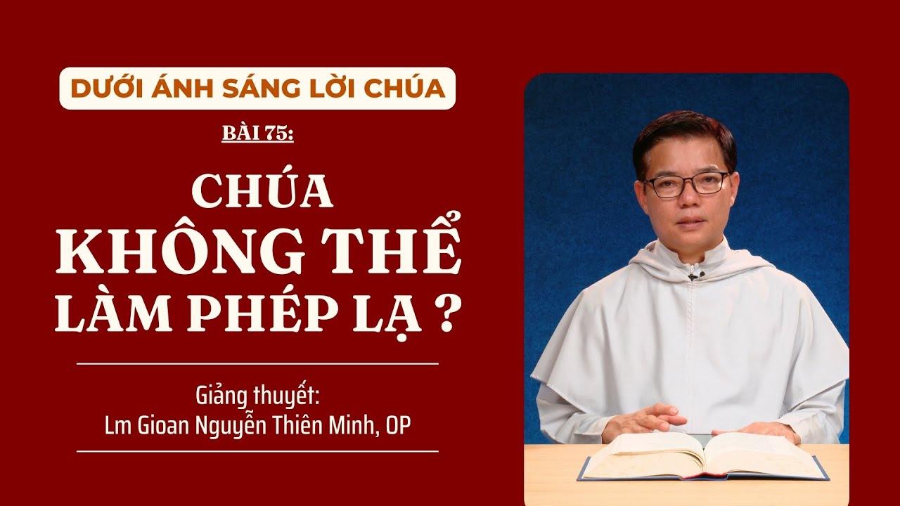 Chúa Nhật 14 Thường Niên năm B - Chúa không thể làm phép lạ?