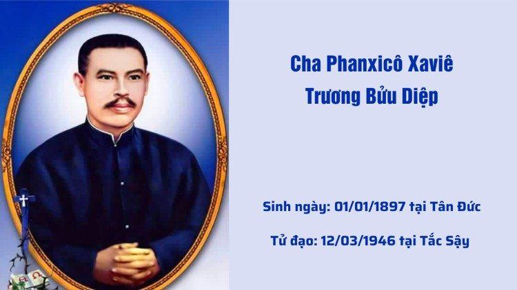 cha phanxico xavie truong buu diep se duoc phong chan phuoc