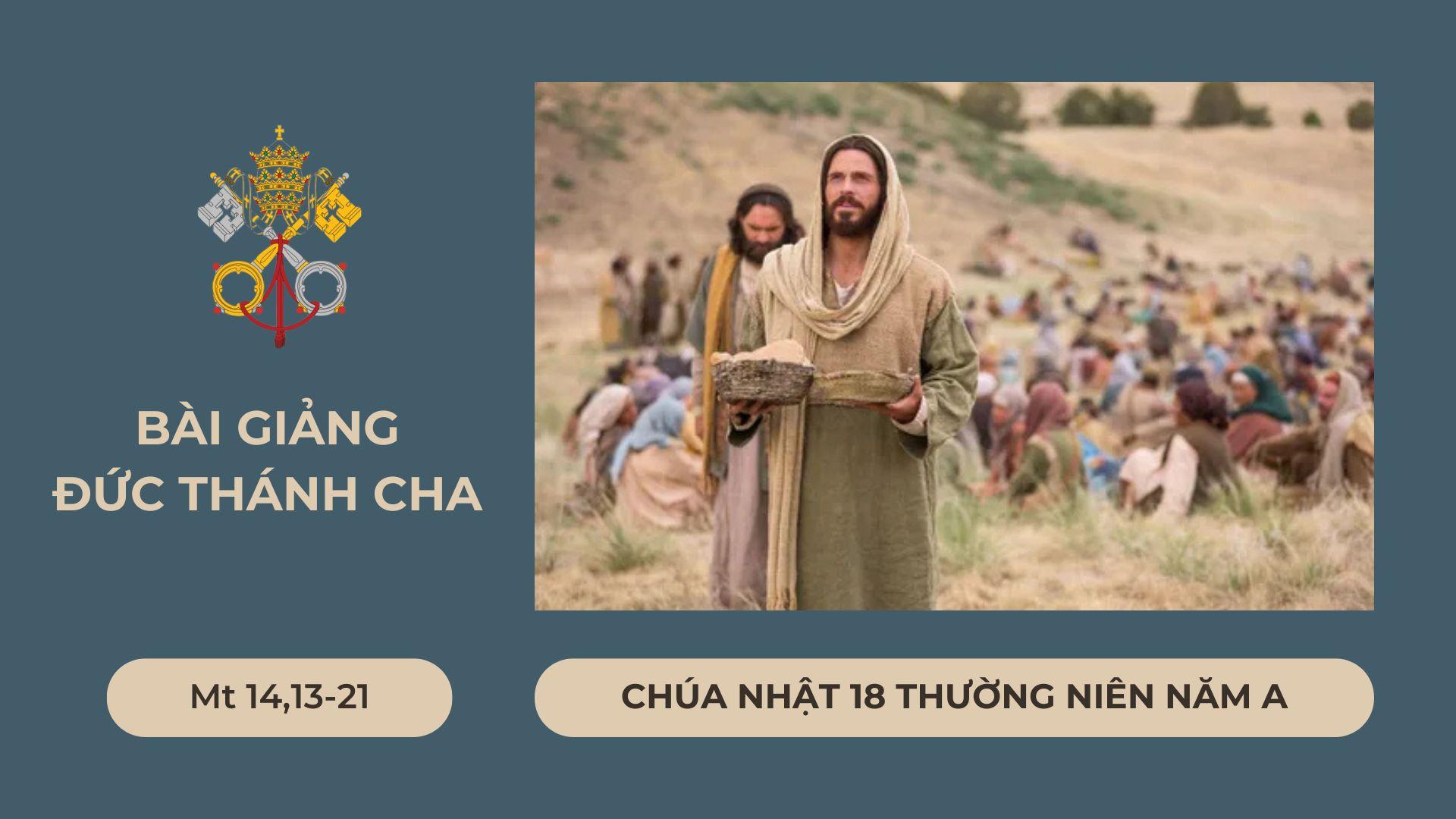 Bài giảng Đức Thánh Cha - Chúa nhật 18 Thường niên năm A
