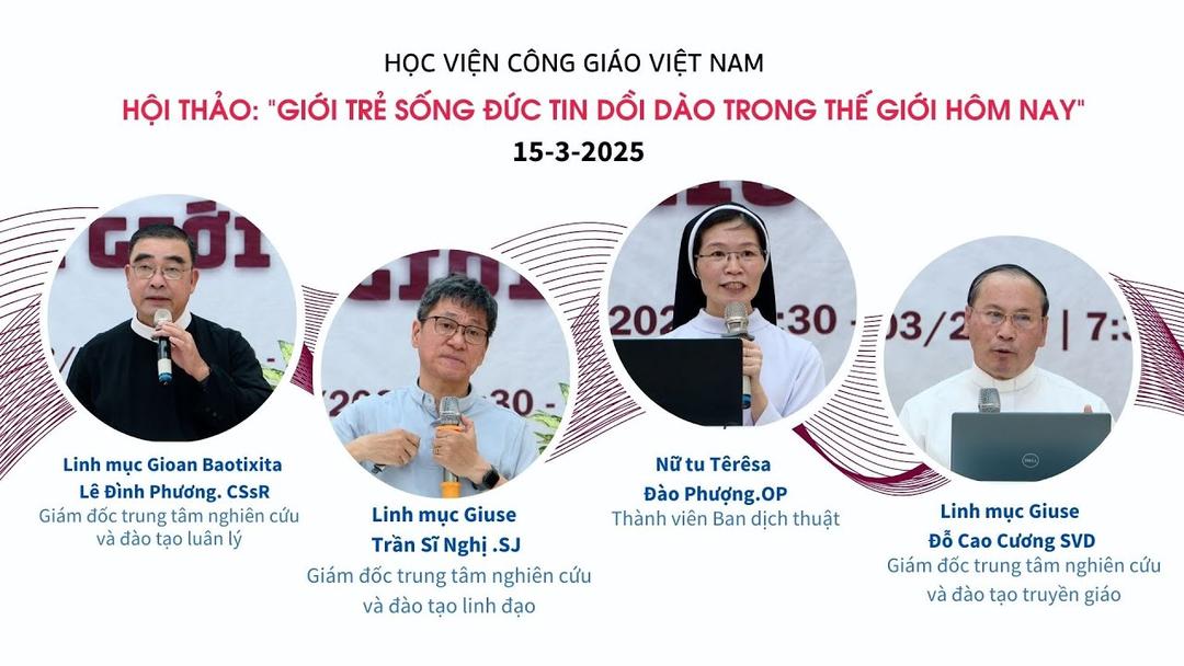 Học viện Công giáo Việt Nam, hội thảo: "Giới trẻ sống đức tin dồi dào trong thế giới hôm nay"