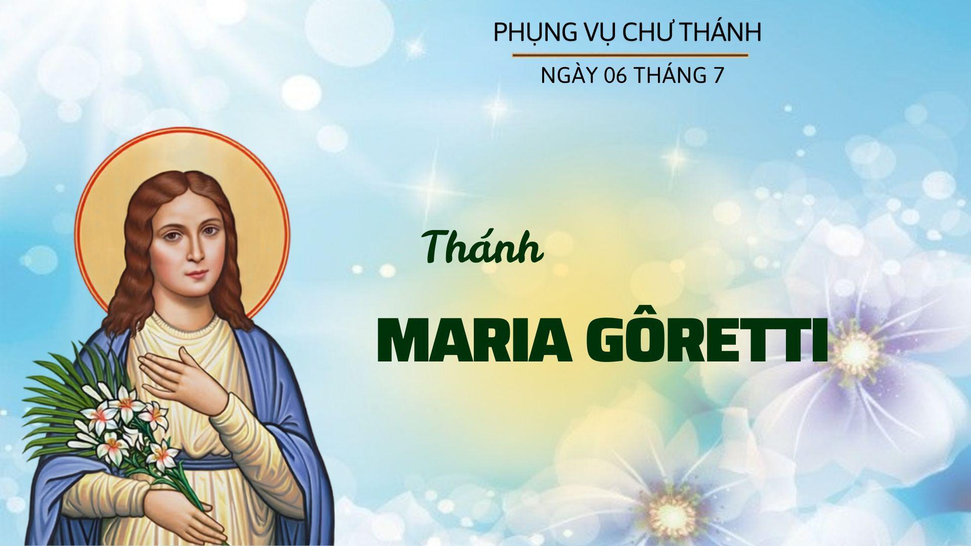 Ngày 06 tháng 7: Thánh Maria Goretti, Trinh nữ, Tử đạo