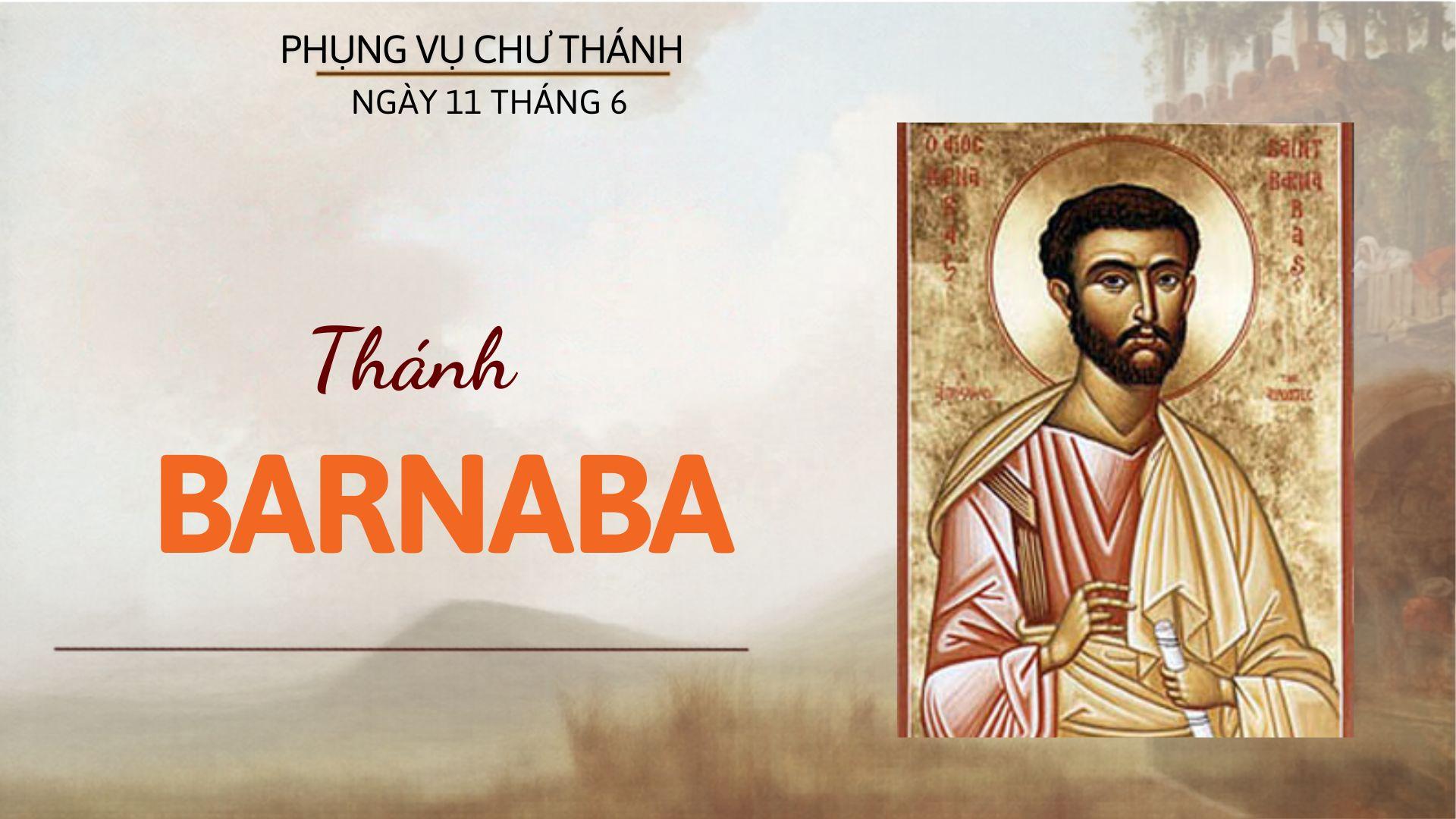 Ngày 11 tháng 6: Thánh Barnaba, Tông đồ
