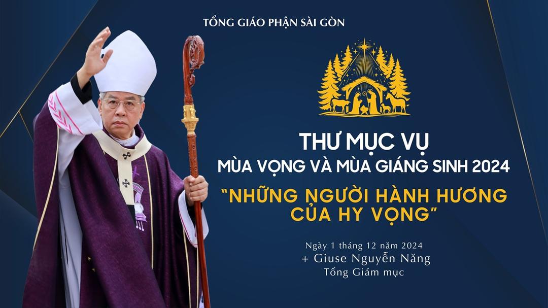 TGP. Sài Gòn: Thư mục vụ mùa Vọng và Giáng sinh 2024