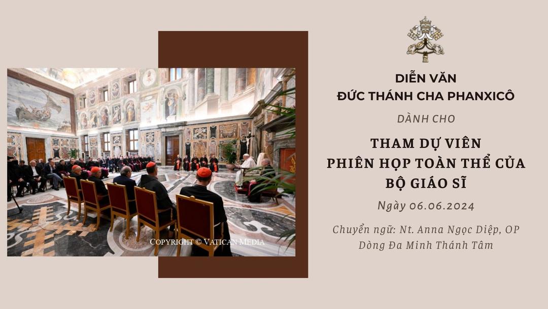 Diễn văn Đức Thánh Cha dành cho tham dự viên phiên họp toàn thể của Bộ Giáo sĩ năm 2024