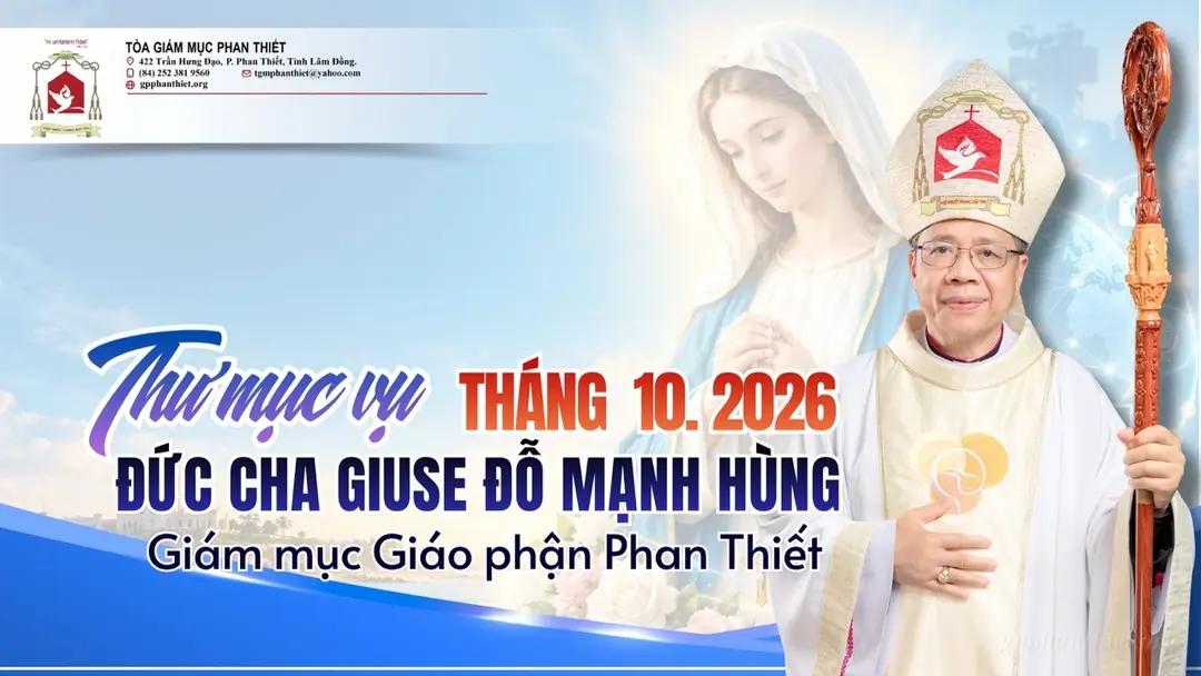 Thư mục vụ tháng 10 năm 2026 - Giáo phận Phan Thiết