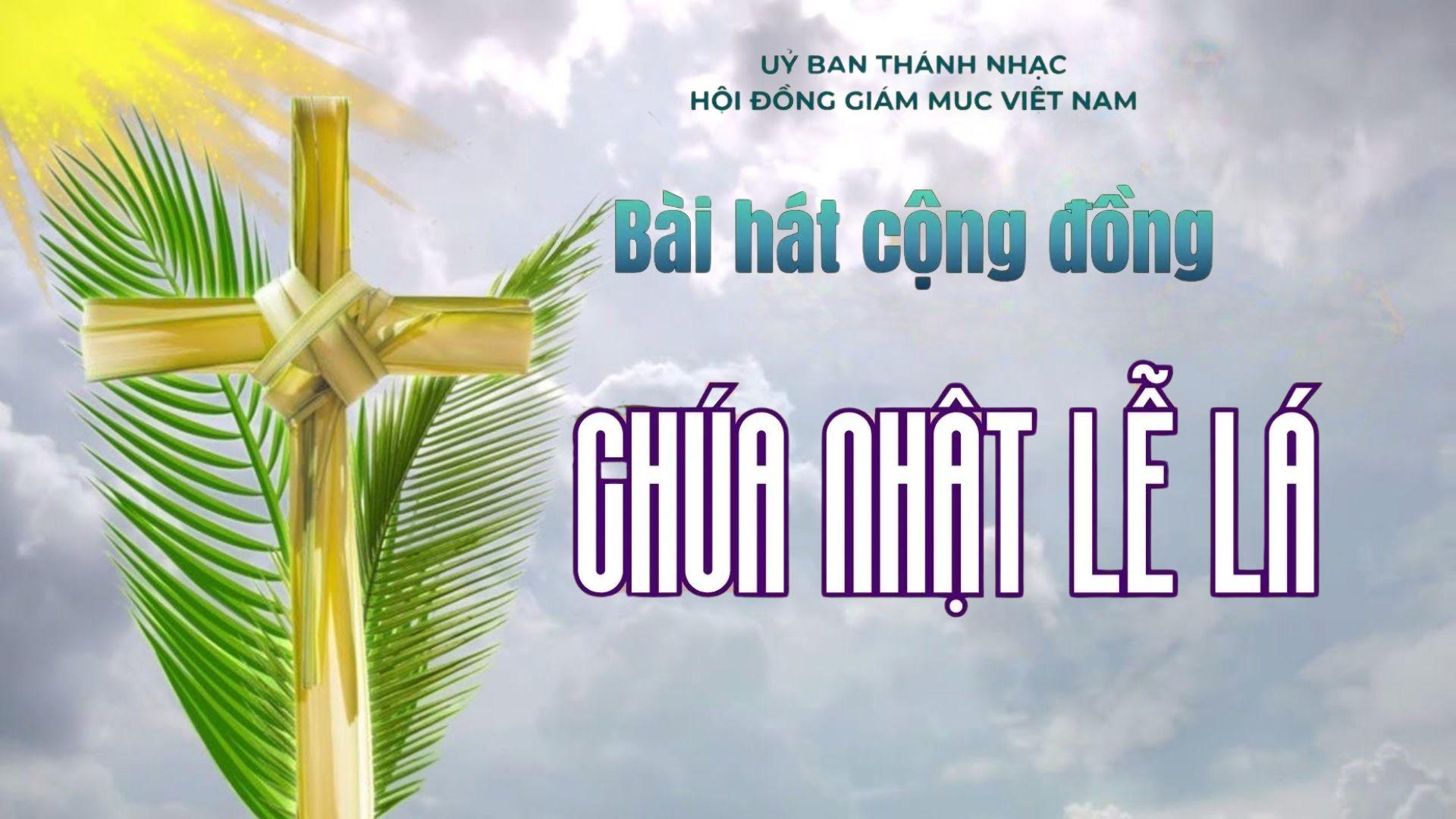 Bài hát cộng đồng Chúa nhật lễ Lá - năm A ngày 29/3/2026