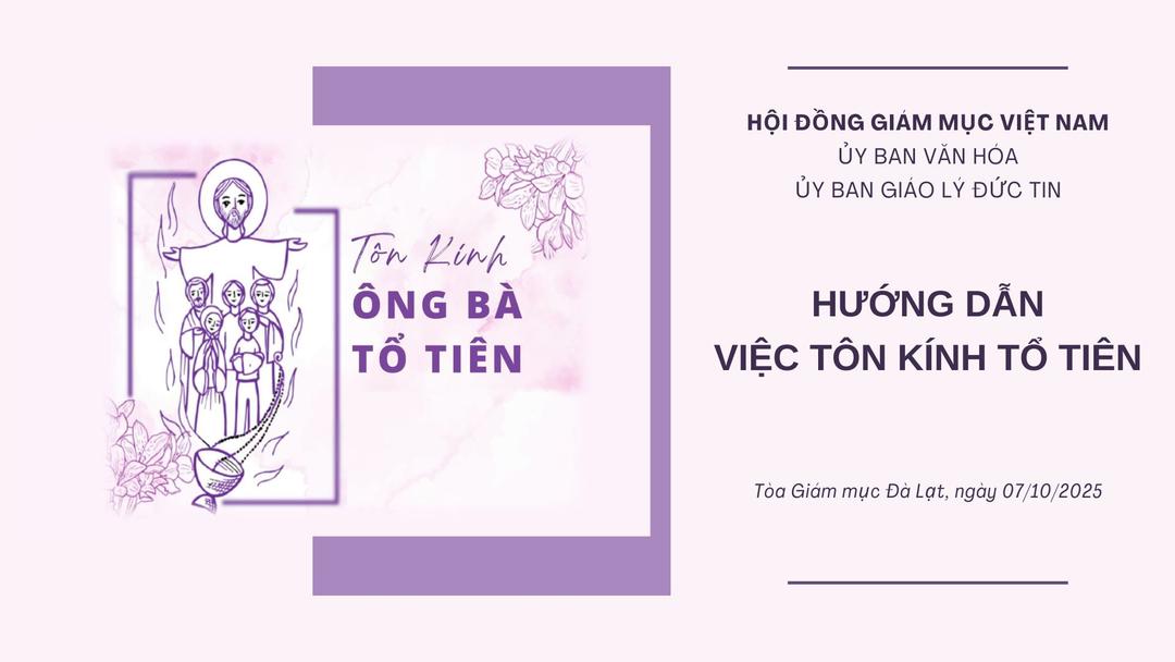 Hướng dẫn việc tôn kính tổ tiên