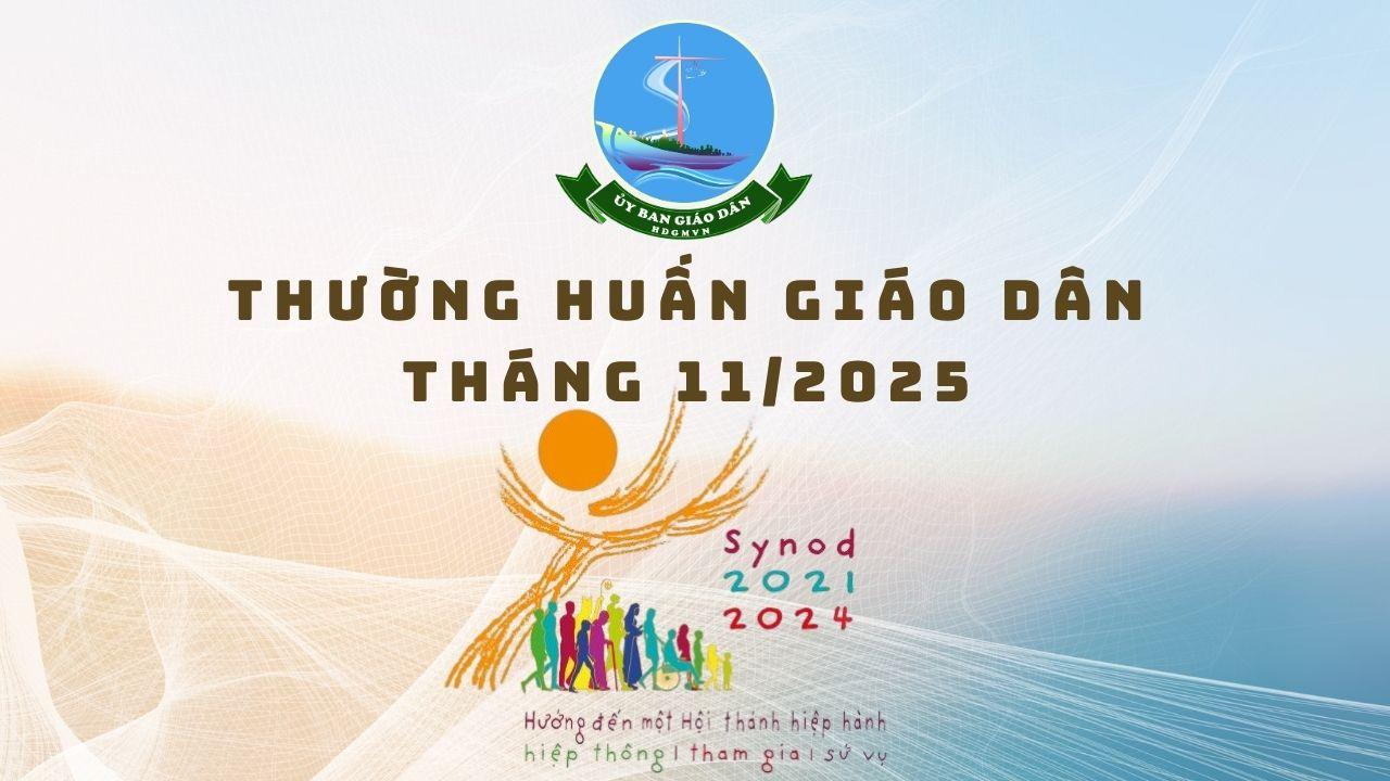 Ủy ban Giáo dân: Thường huấn tháng 11/2025