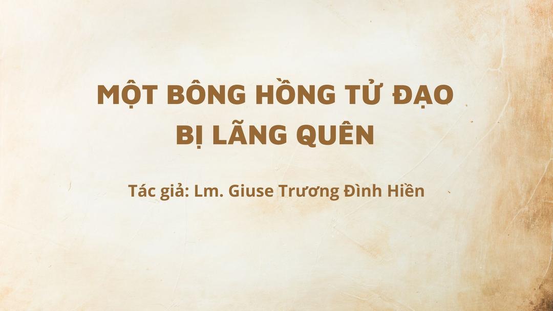 mot bong hong tu dao bi lang quen