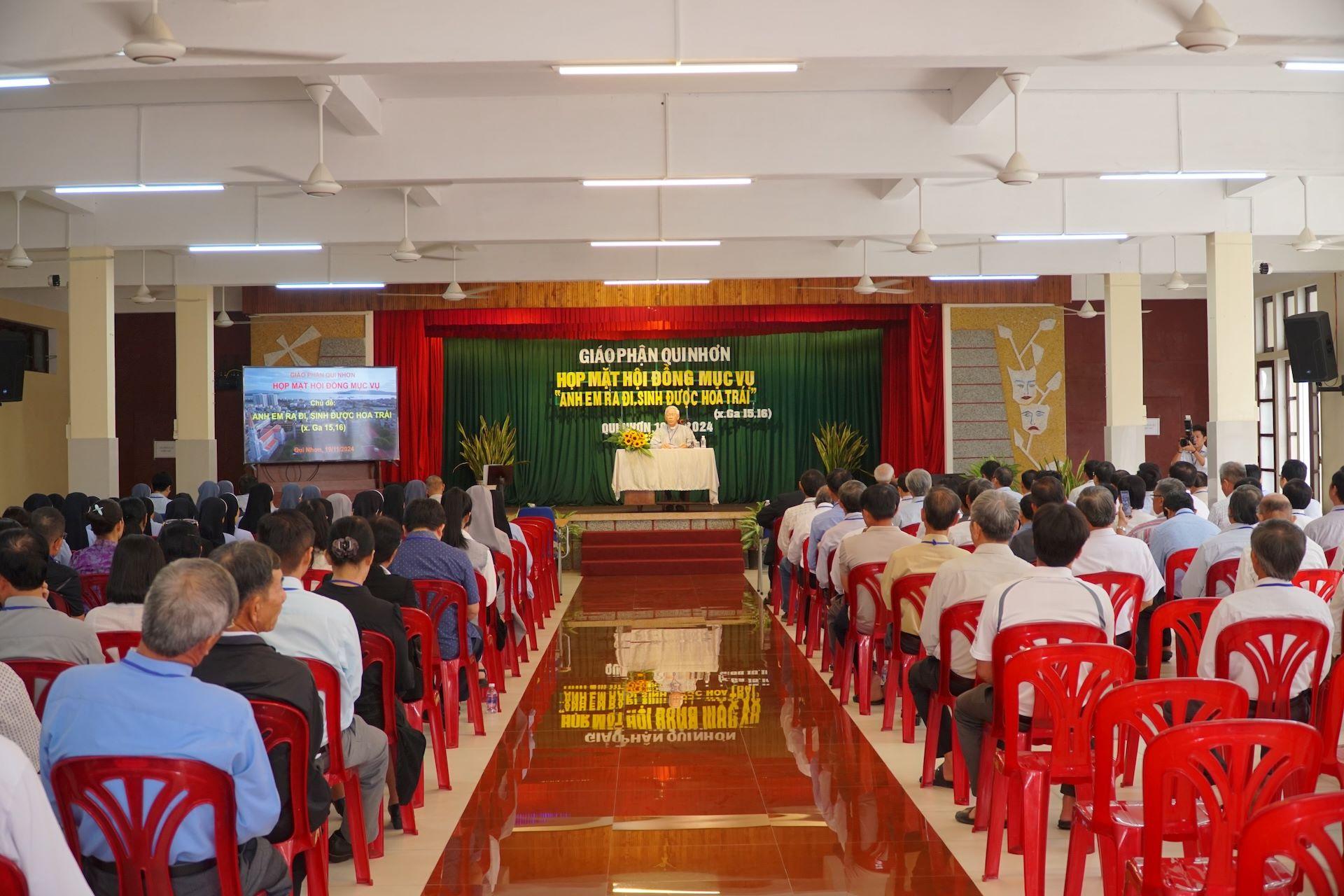 Giáo phận Qui Nhơn họp Hội đồng Mục vụ Giáo phận ngày 19/11/2024