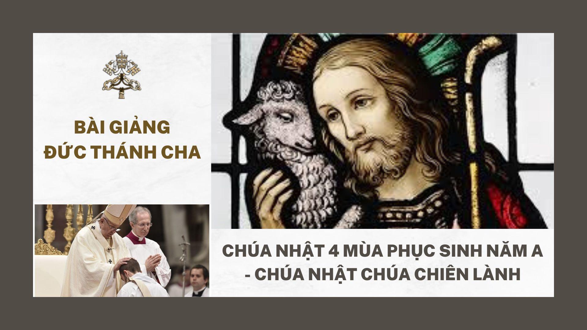Bài giảng Đức Thánh Cha - Chúa nhật 4 Phục sinh năm A