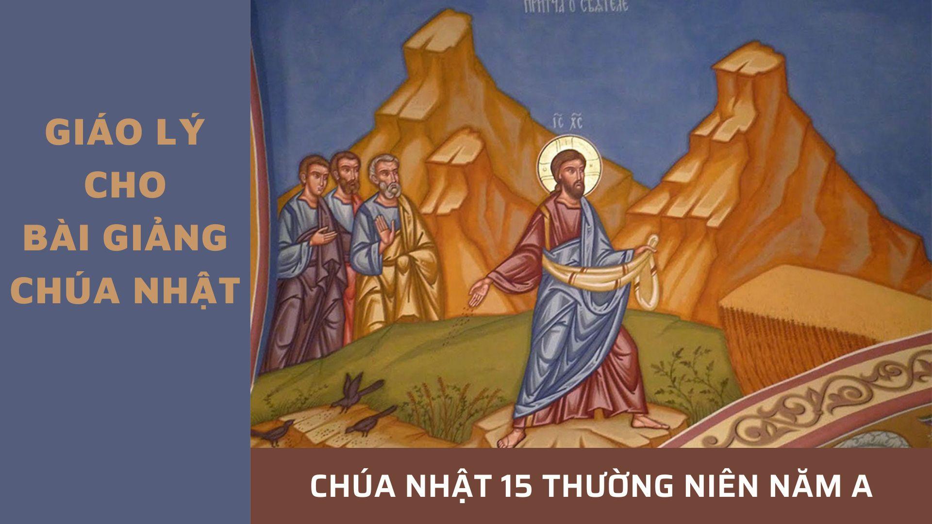 Giáo lý cho bài giảng Chúa nhật 15 Thường niên năm A