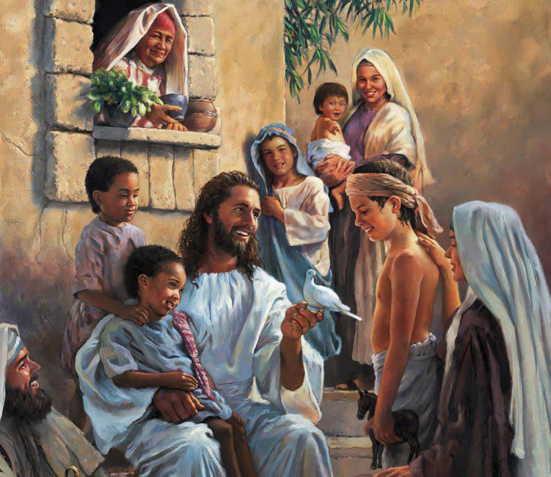 Ngài ôm các trẻ em (25/9/2026 - Tết Trung Thu, lễ Cầu cho thiếu nhi)