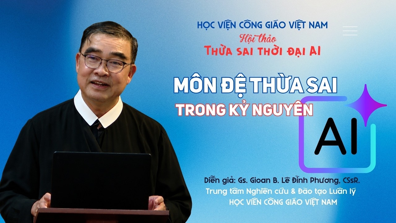 Môn đệ Thừa sai trong kỷ nguyên AI