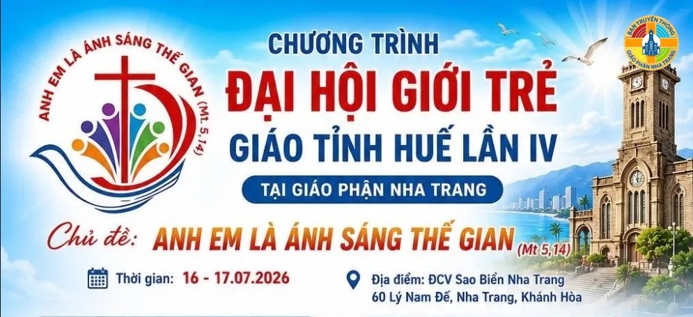 Tổng hợp các phần chính yếu trong hai ngày Đại hội Giới trẻ Giáo tỉnh Huế tại Giáo phận Nha Trang